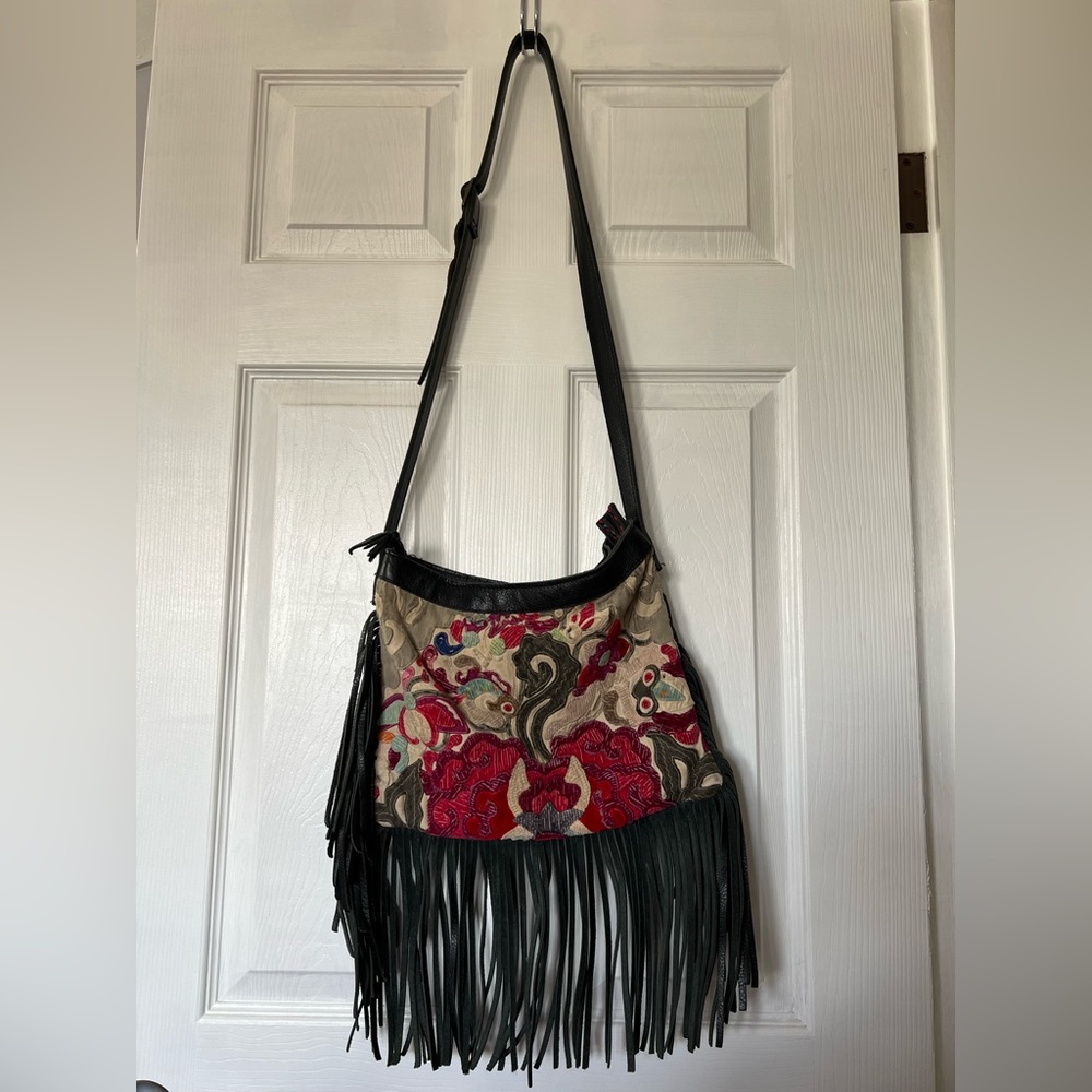 Leather and Vietnamese wedding dresses purse